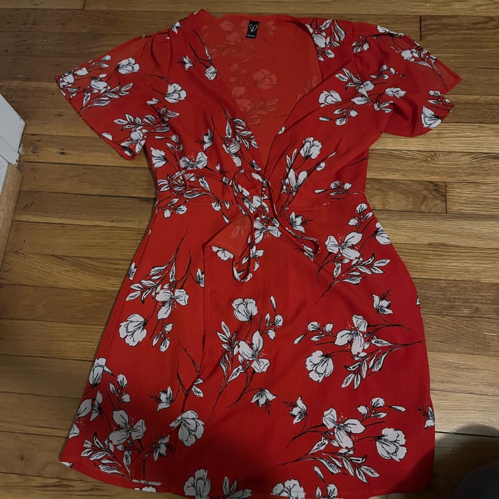 Floral Wrap Dress
